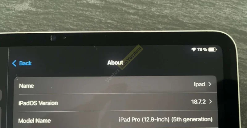 iPad Pro 12.9'' 5. Nesil – 256 GB – Üst Düzey Performans – Temiz Durum