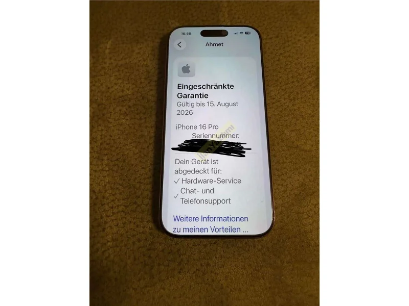 iPhone 16 Pro 256GB – Açık Kutu / Kilitsiz – Mükemmel Durum